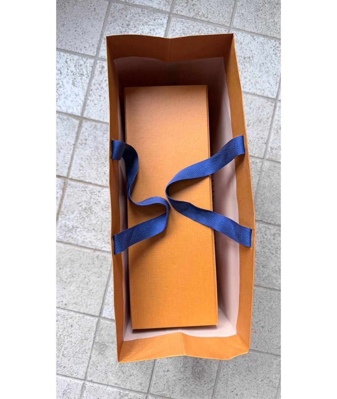 LOUIS VUITTON Антрацитовая кожаная сумка на плечо, фото 5