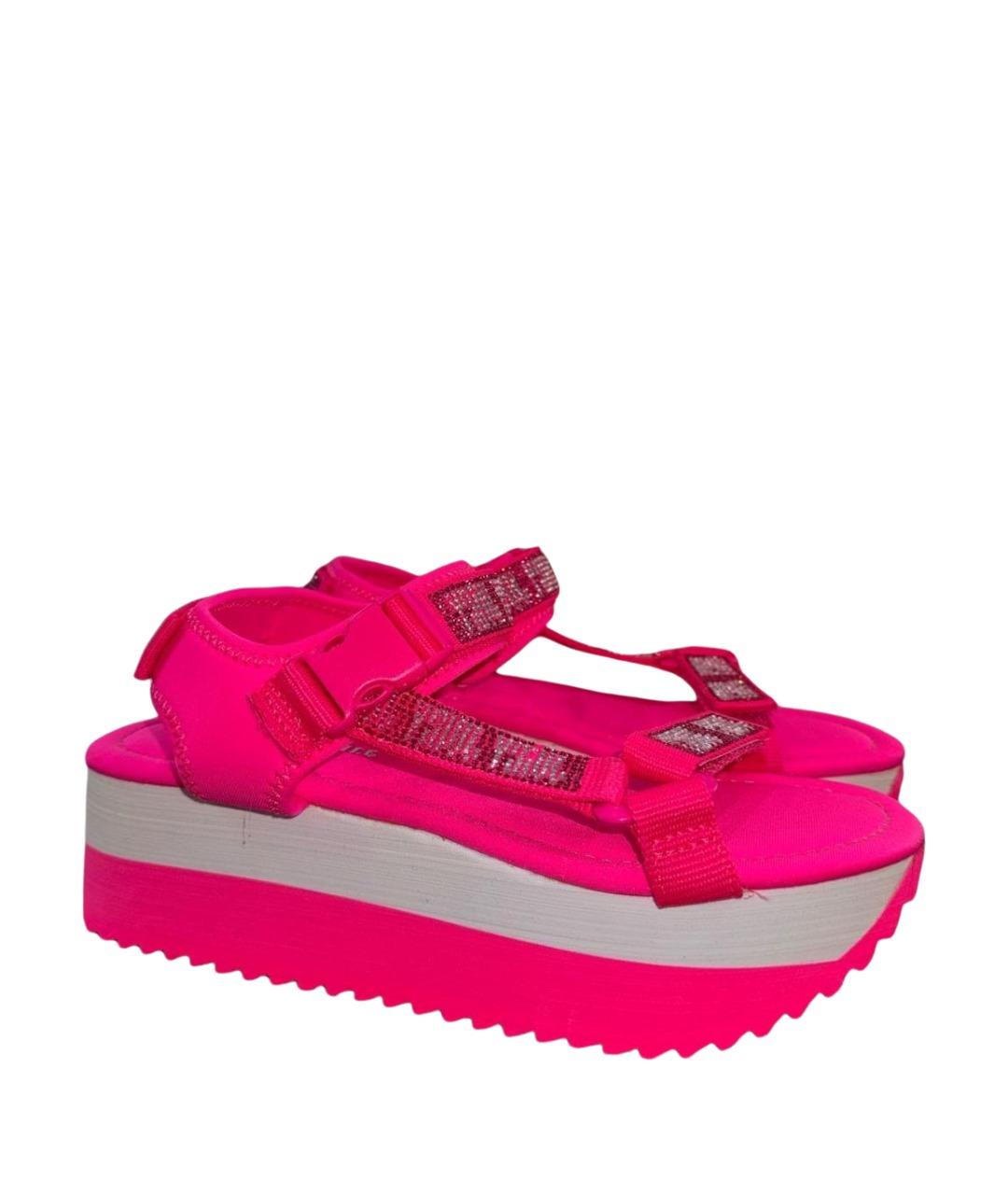 JUICY COUTURE Розовые резиновые сандалии, фото 1