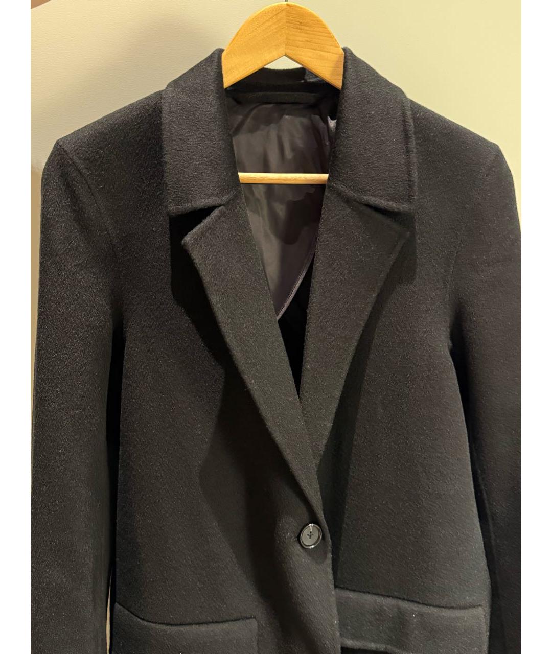 TOTEME Черное шерстяное пальто, фото 4