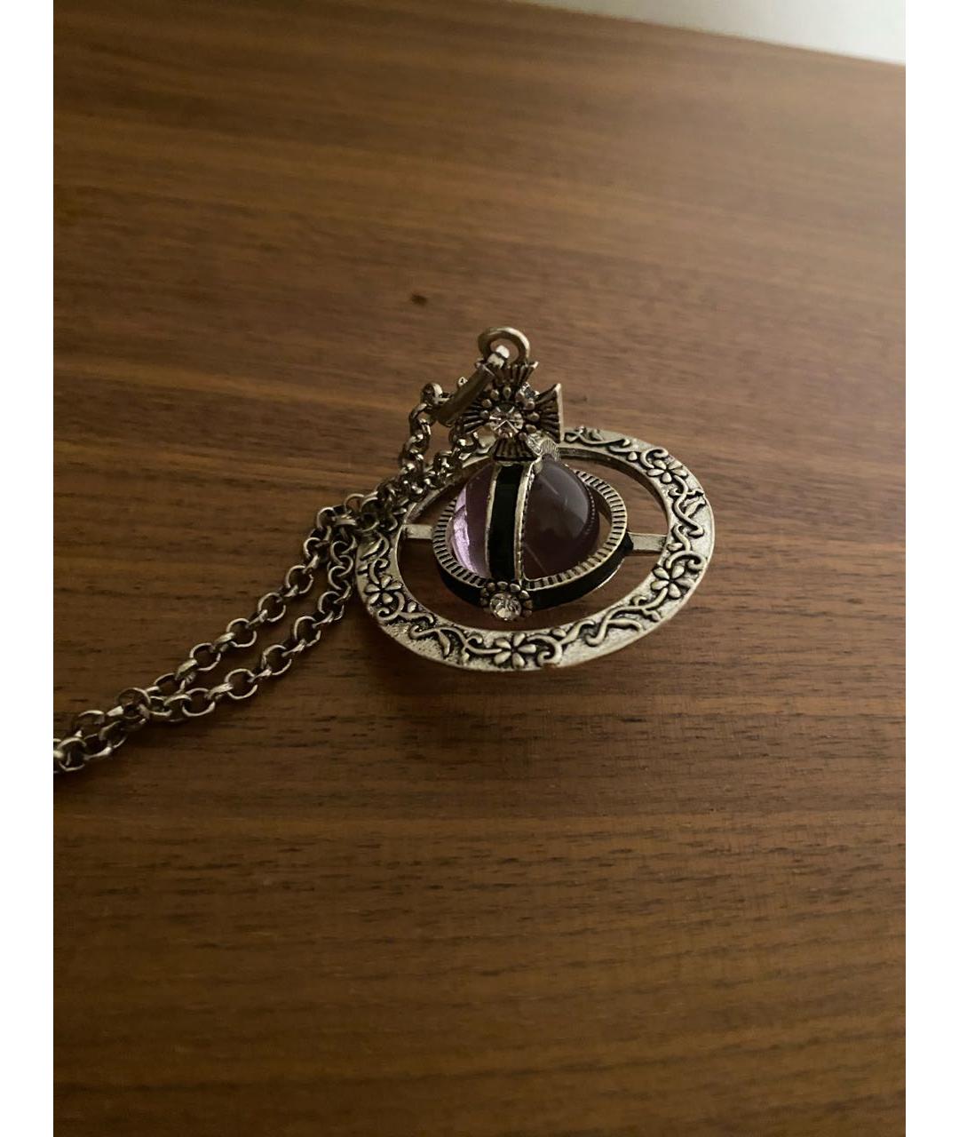 VIVIENNE WESTWOOD Фиолетовая серебряная подвеска, фото 2