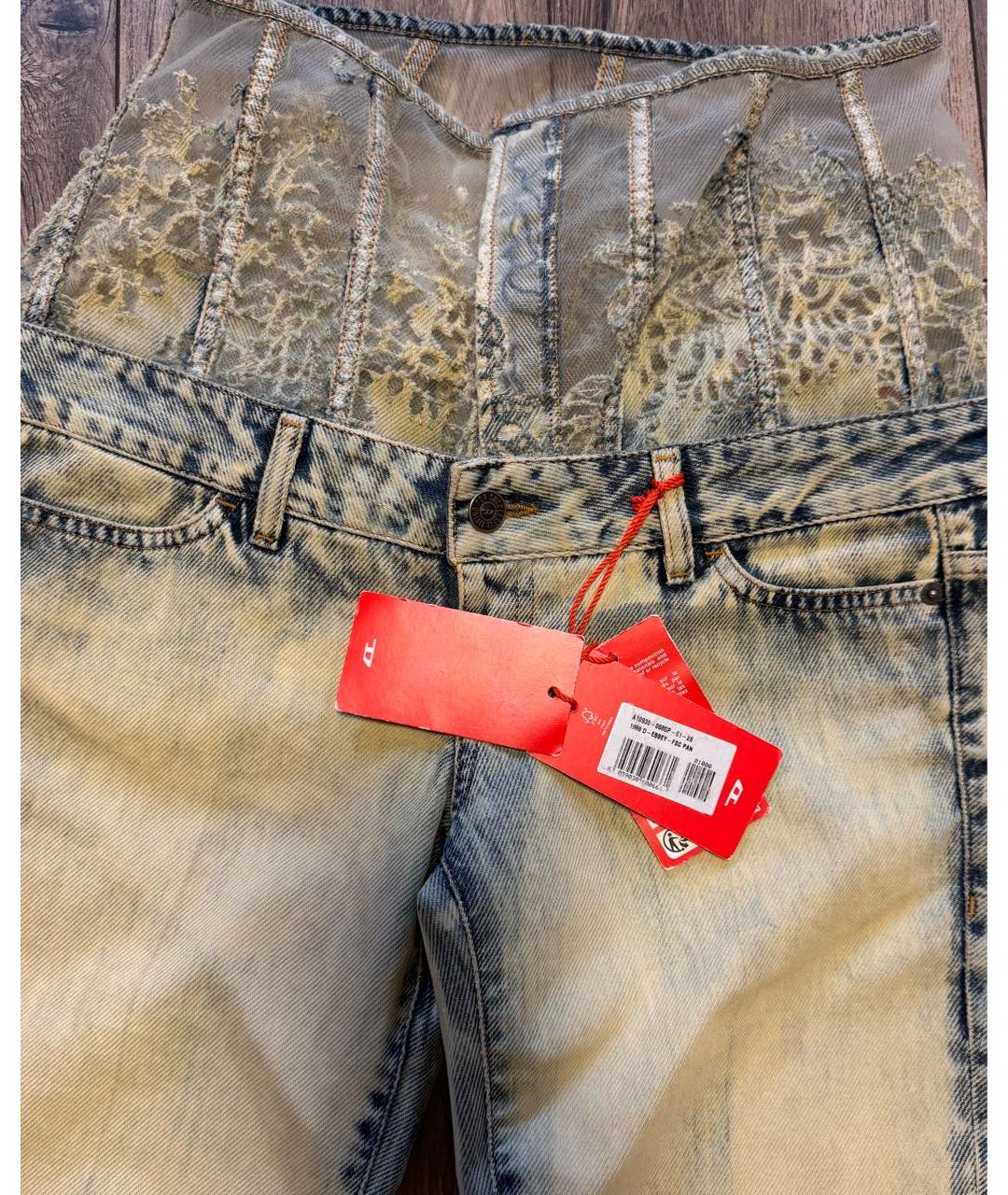 DIESEL Мульти хлопковые прямые джинсы, фото 3