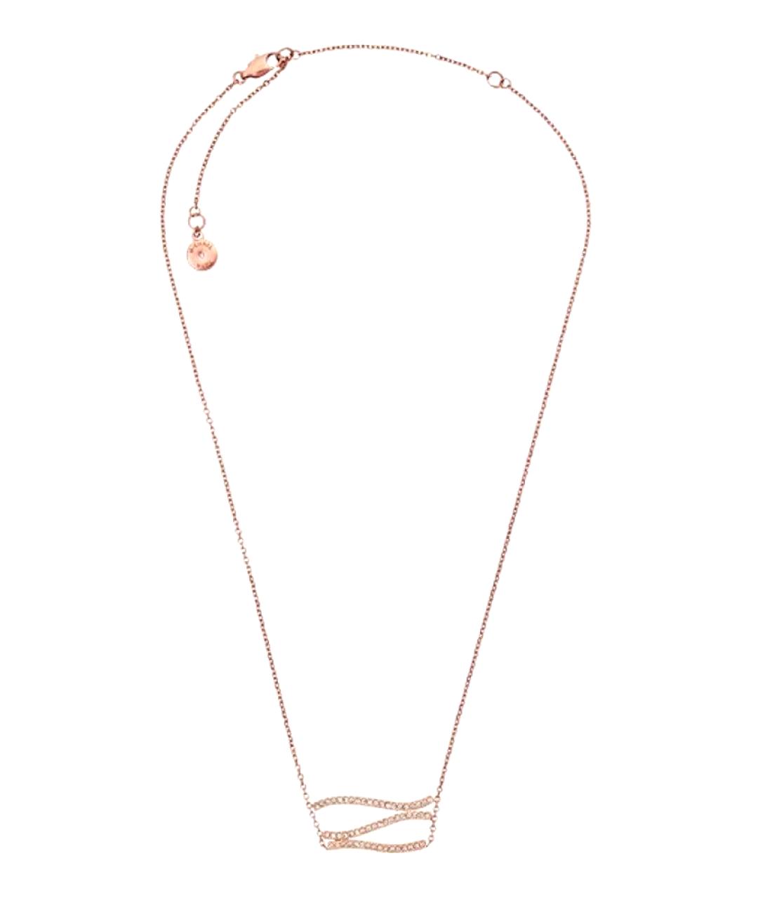 MICHAEL KORS Золотое металлическое колье, фото 1