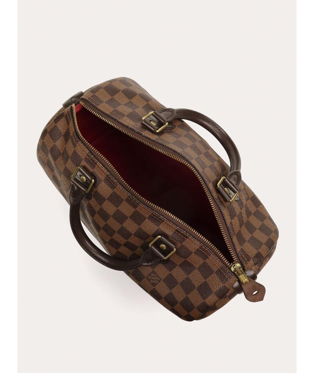 LOUIS VUITTON Коричневая сумка с короткими ручками, фото 4