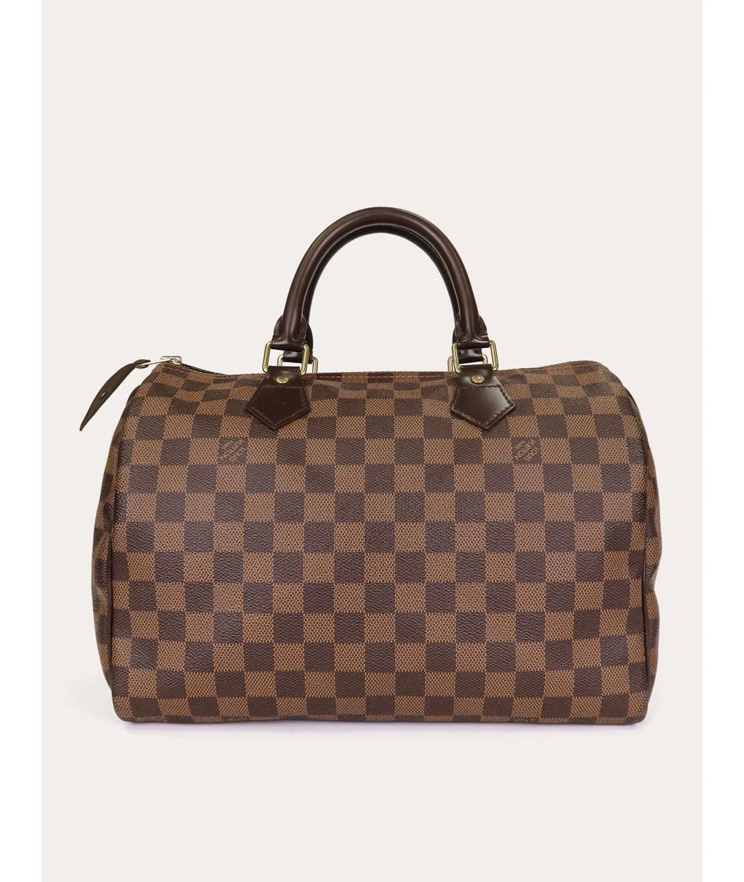 LOUIS VUITTON Коричневая сумка с короткими ручками, фото 9