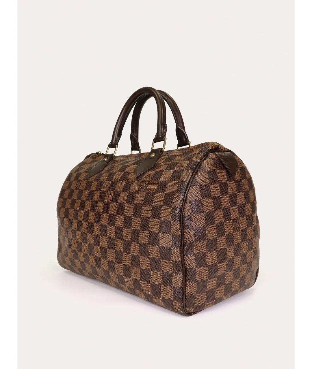 LOUIS VUITTON Коричневая сумка с короткими ручками, фото 2