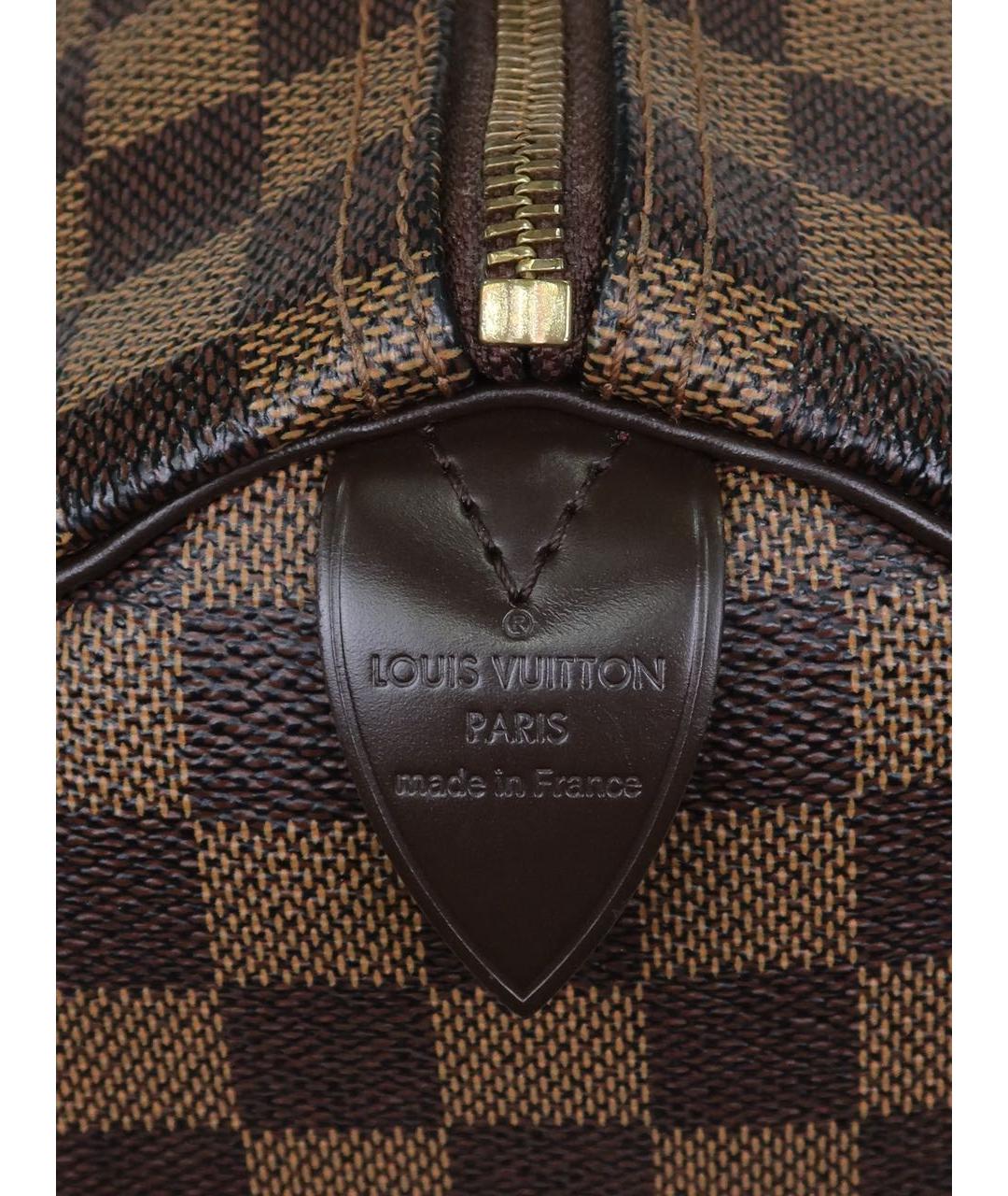 LOUIS VUITTON Коричневая сумка с короткими ручками, фото 8