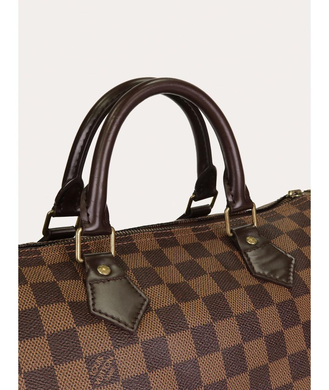 LOUIS VUITTON Коричневая сумка с короткими ручками, фото 7