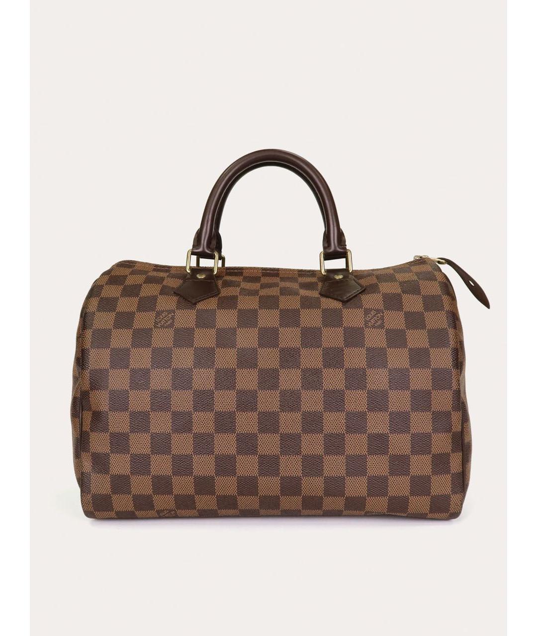 LOUIS VUITTON Коричневая сумка с короткими ручками, фото 3