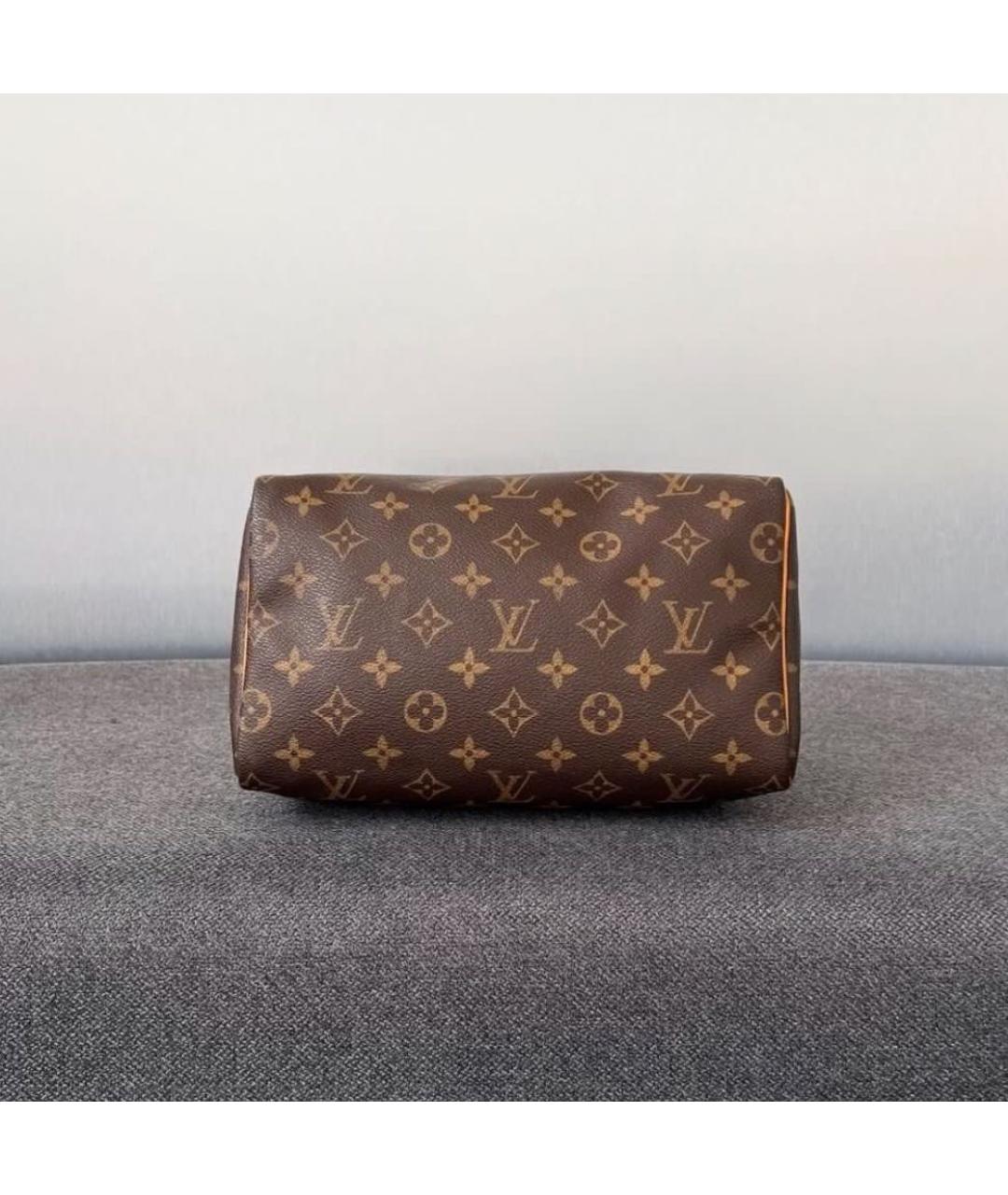 LOUIS VUITTON Коричневая сумка с короткими ручками, фото 2