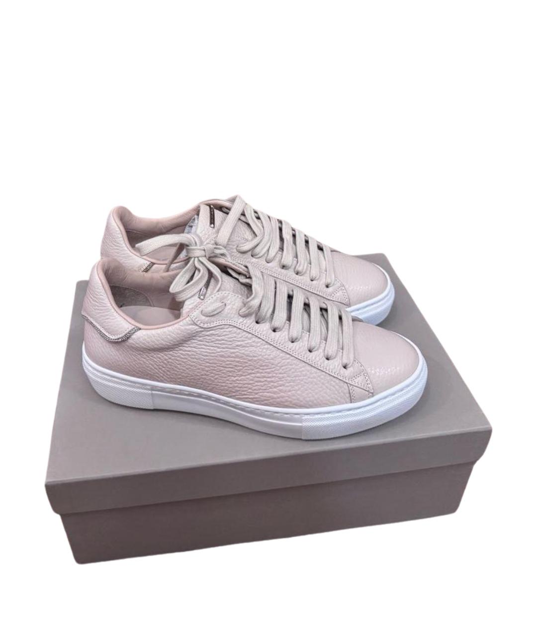 FABIANA FILIPPI Бежевые кожаные ботинки, фото 6