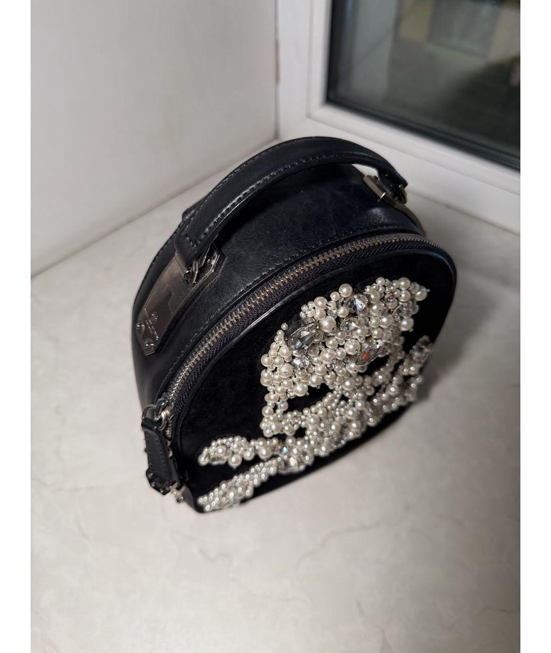 PHILIPP PLEIN Черный замшевый рюкзак, фото 2