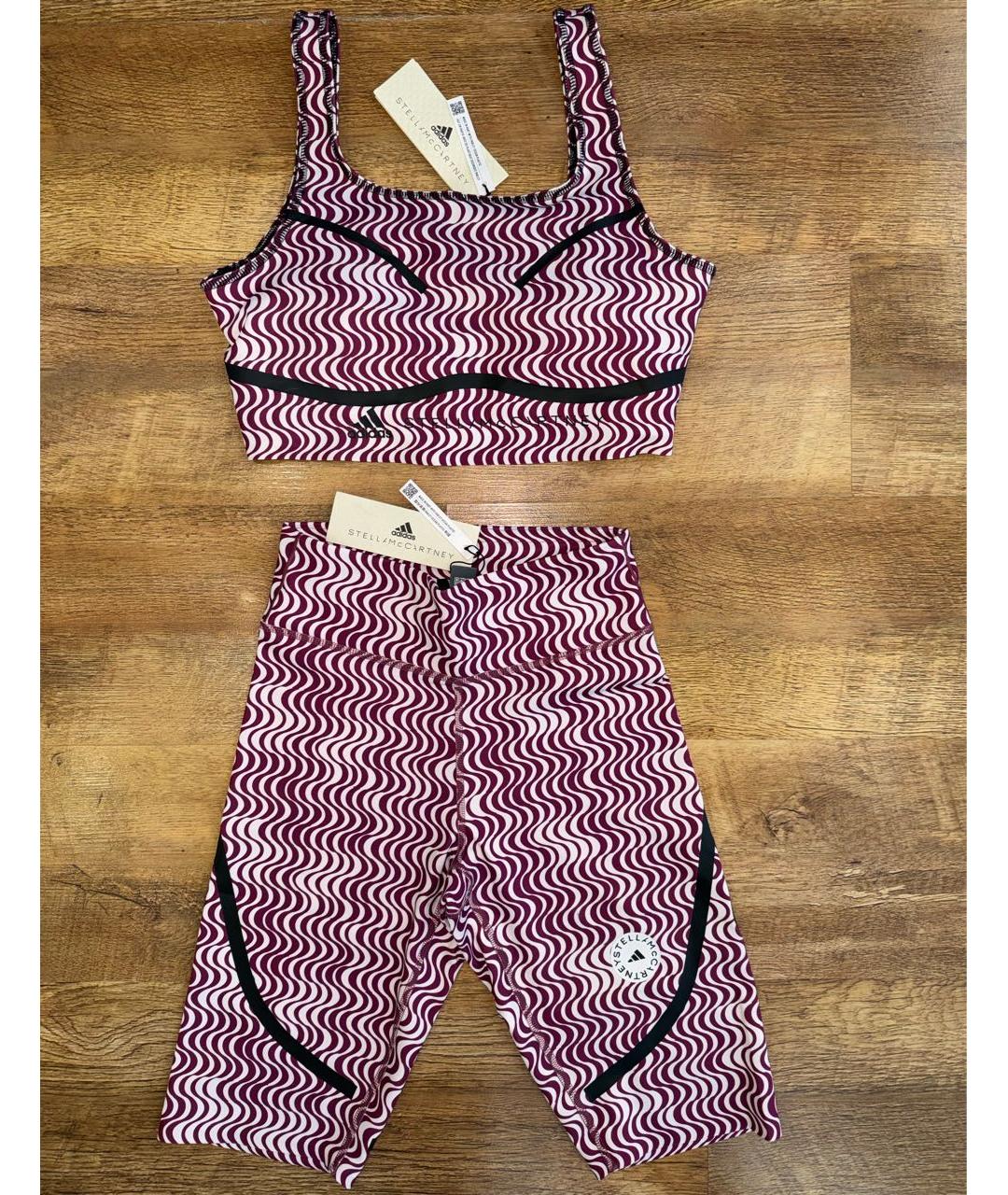 ADIDAS BY STELLA MCCARTNEY Мульти полиэстеровые спортивные брюки и шорты, фото 4