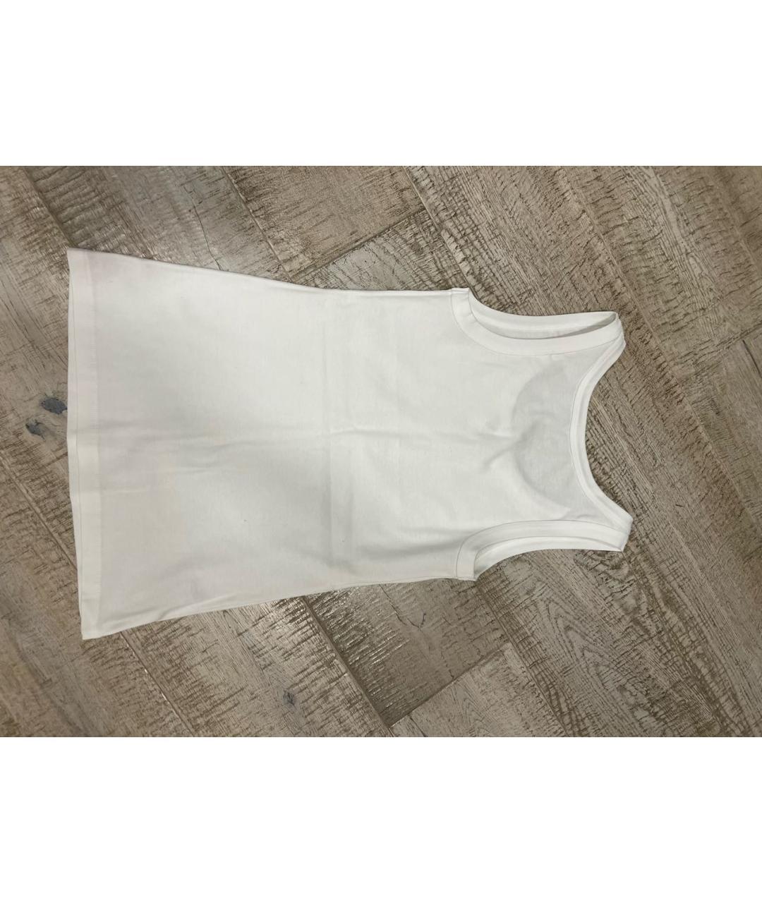 PRADA Белая хлопковая майка, фото 2