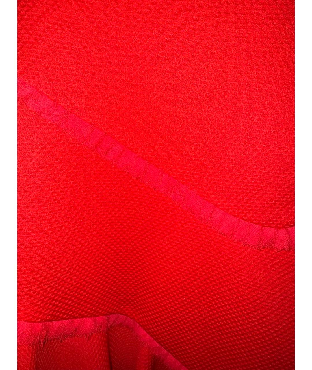 PINKO Красное полиэстеровое коктейльное платье, фото 7