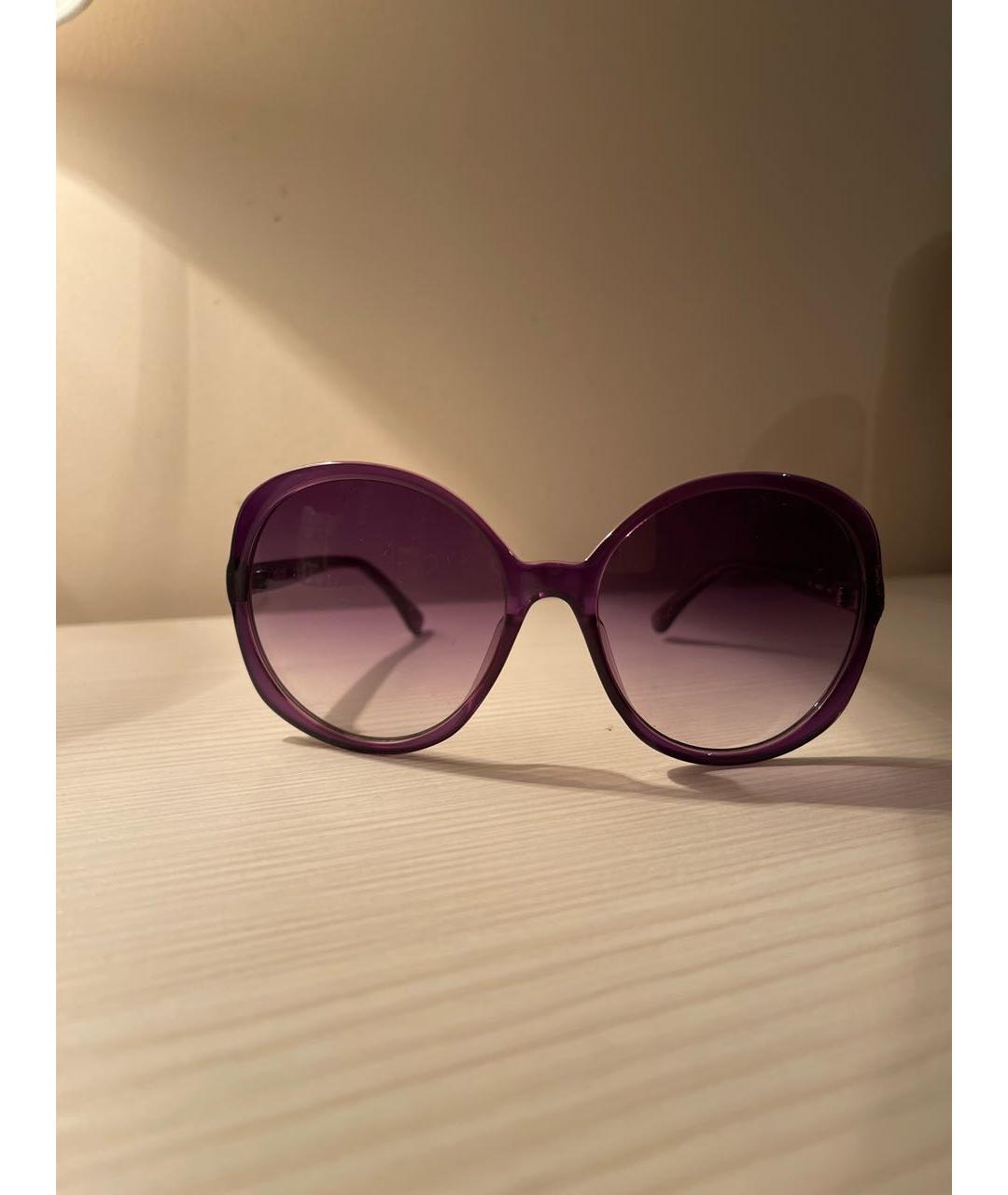 MICHAEL KORS Фиолетовые пластиковые солнцезащитные очки, фото 4