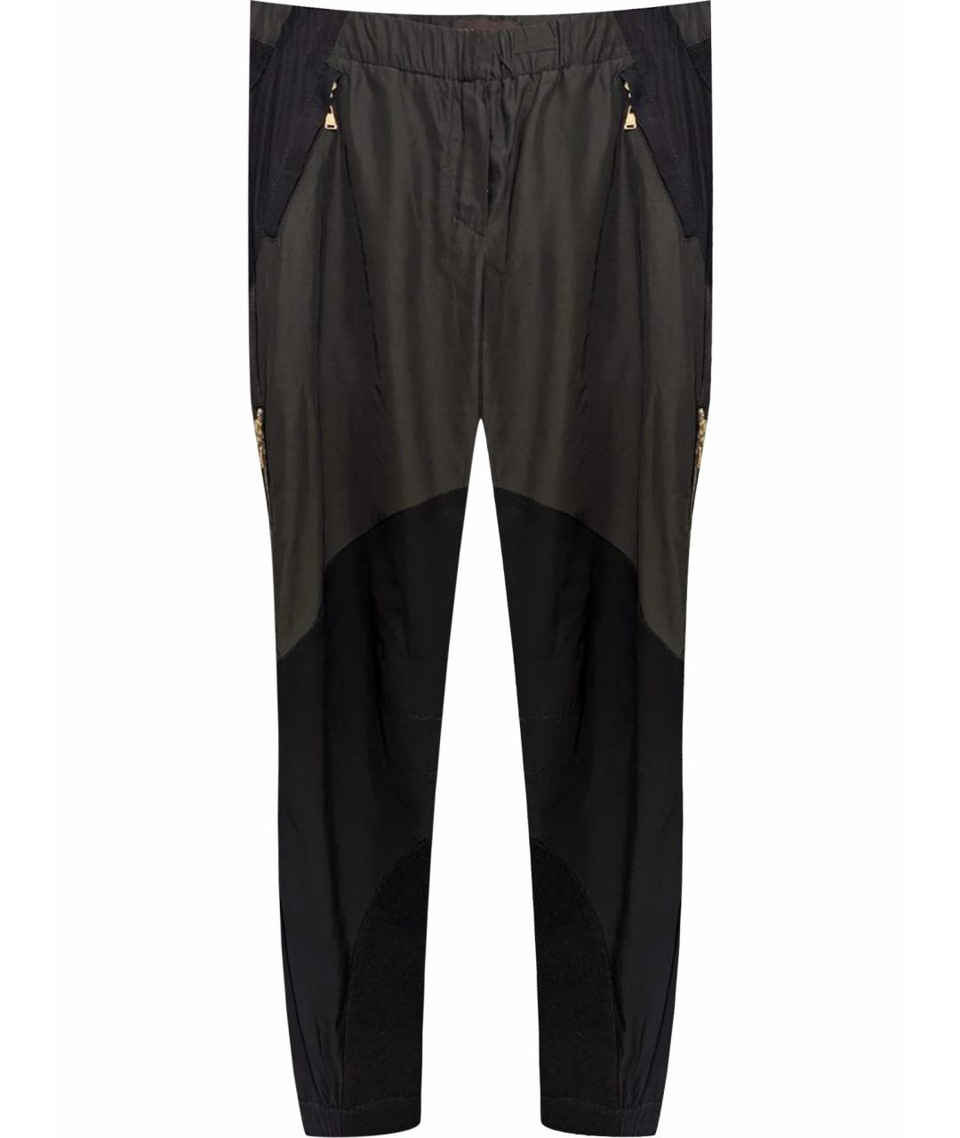 LOUIS VUITTON Мульти вискозные прямые брюки, фото 1