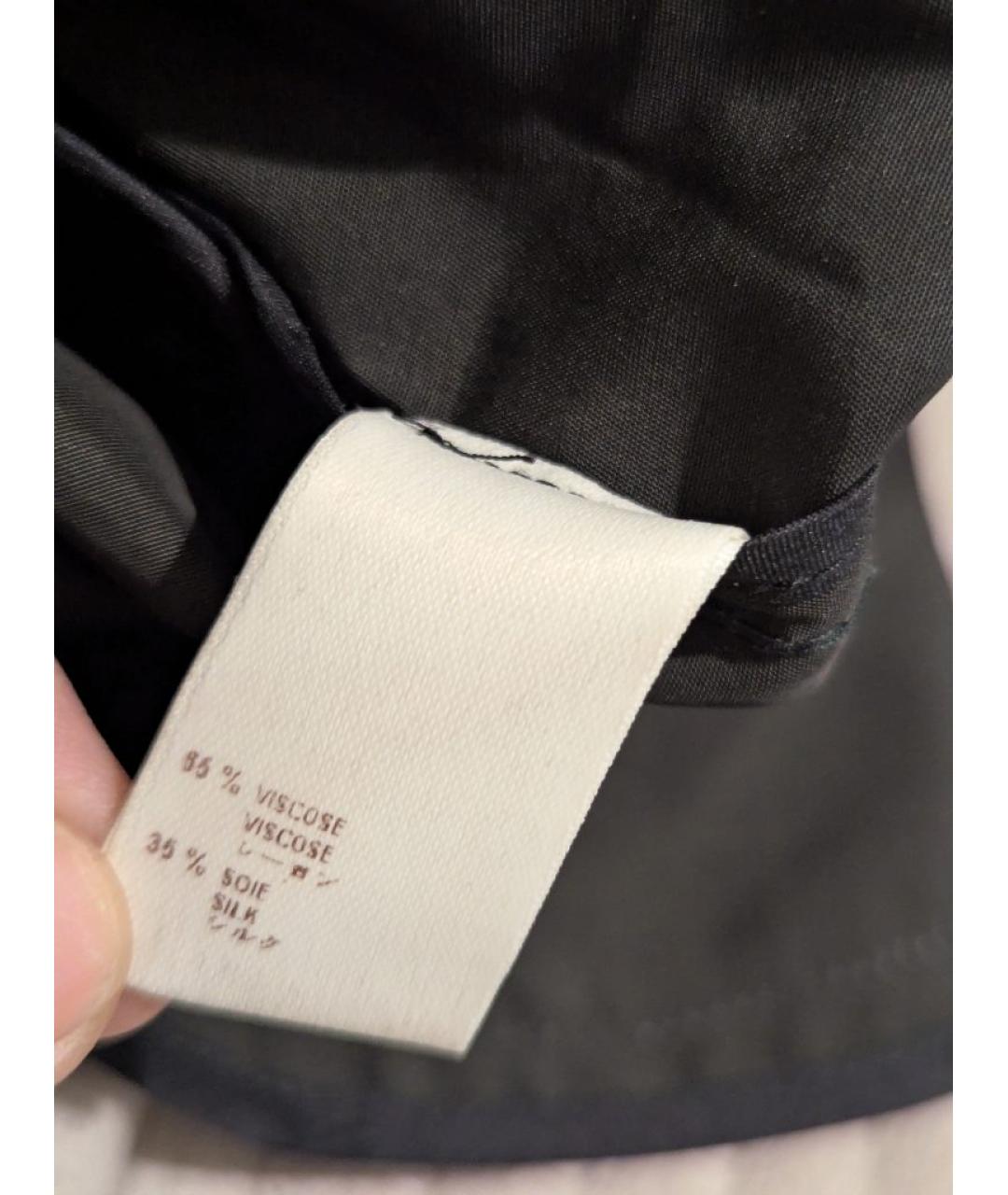 LOUIS VUITTON Мульти вискозные прямые брюки, фото 7