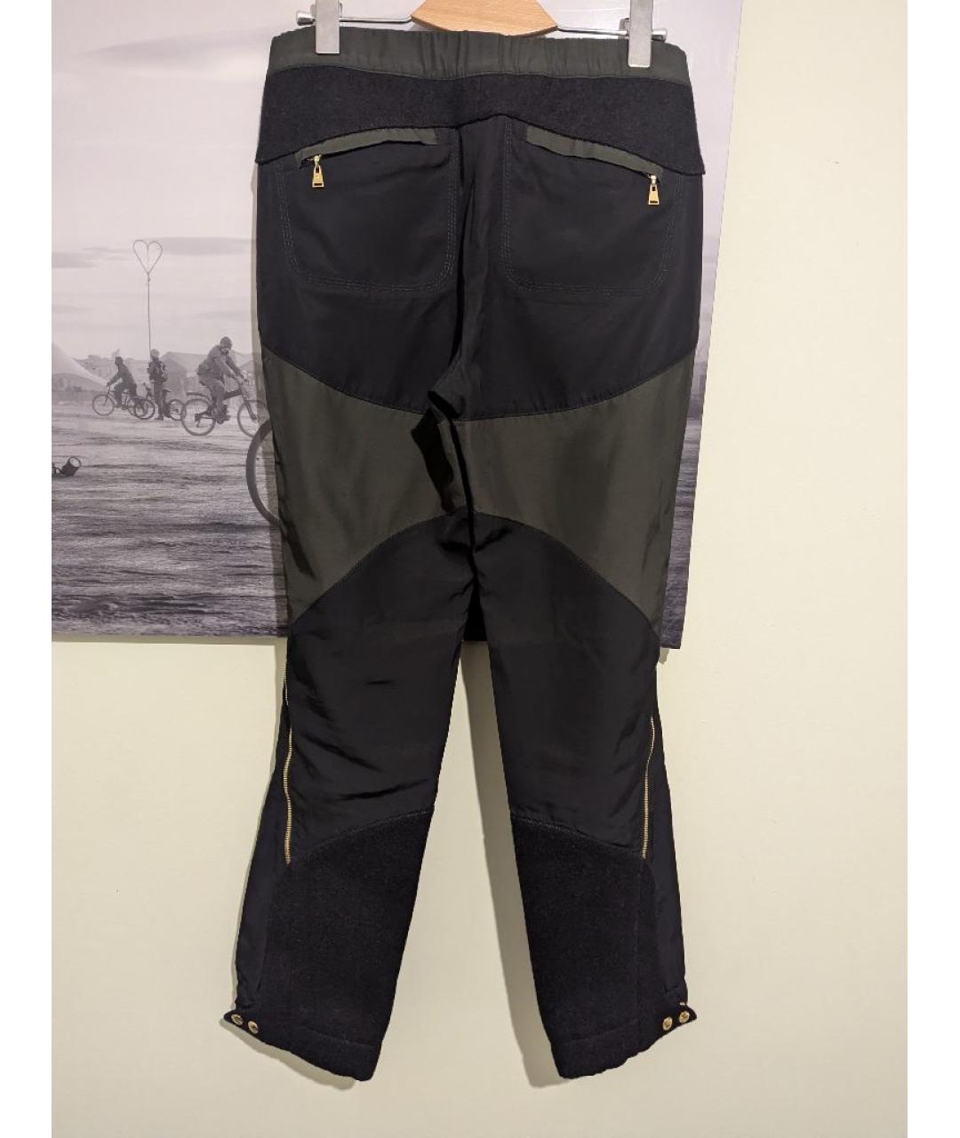 LOUIS VUITTON Мульти вискозные прямые брюки, фото 2