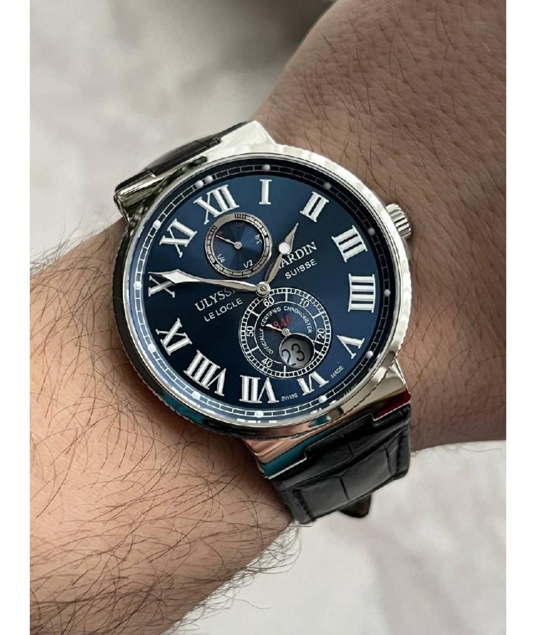 Ulysse Nardin Синие часы, фото 5