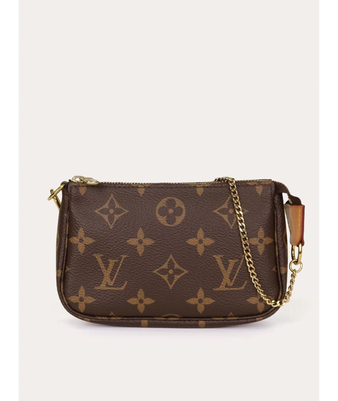 LOUIS VUITTON Коричневая сумка с короткими ручками, фото 3