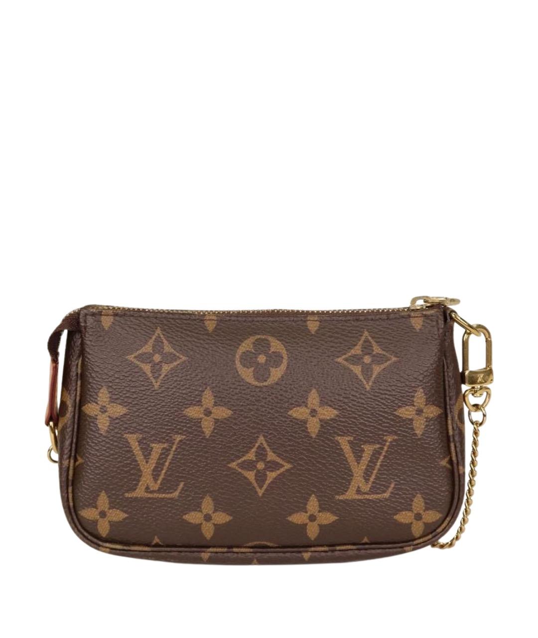 LOUIS VUITTON Коричневая сумка с короткими ручками, фото 1