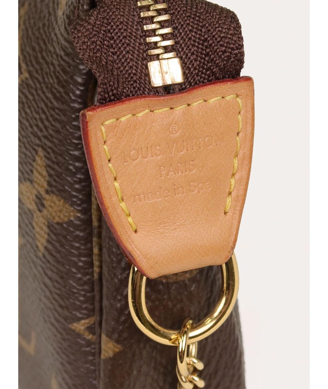 LOUIS VUITTON Коричневая сумка с короткими ручками, фото 6