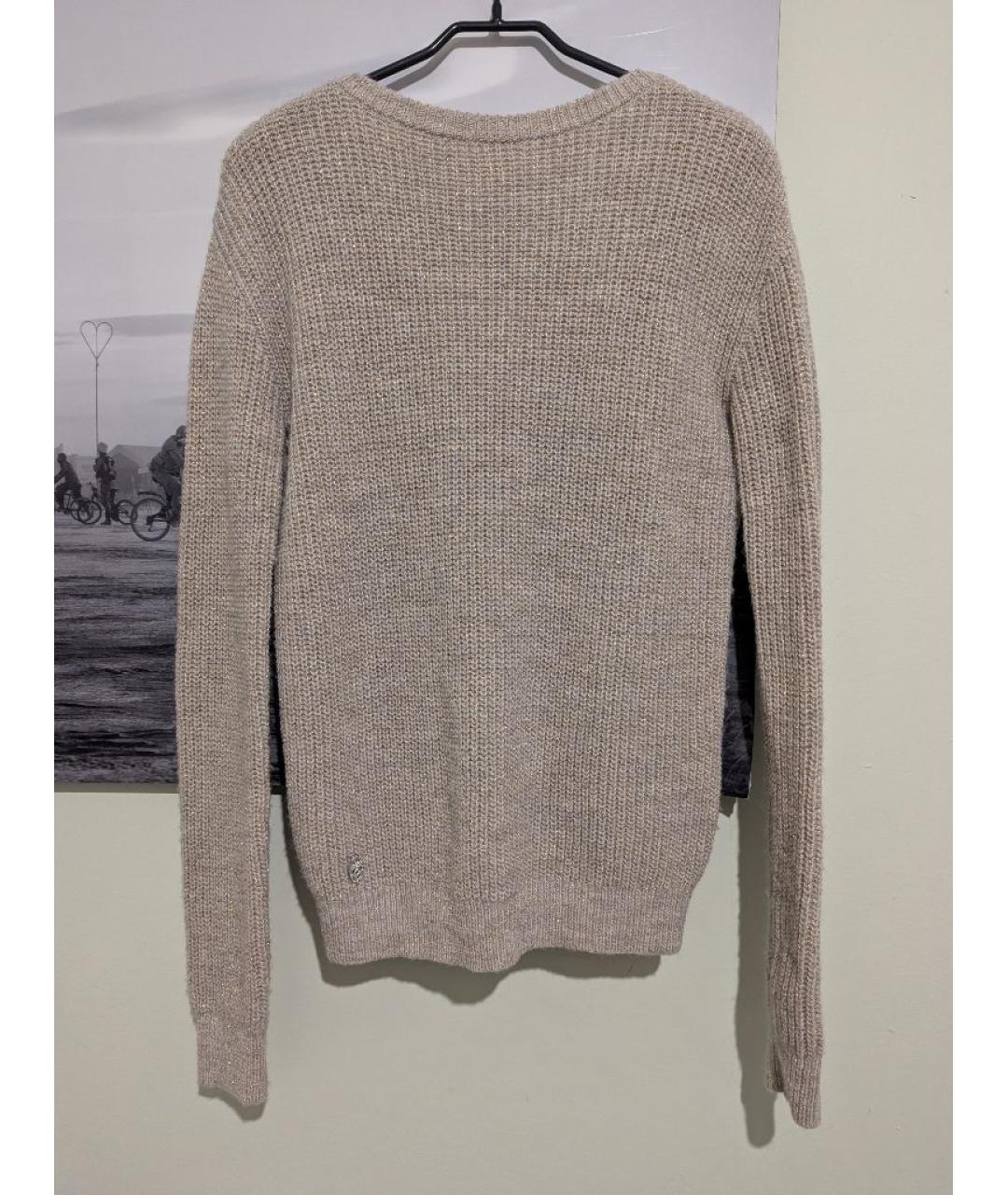 PHILIPP PLEIN Бежевый шерстяной джемпер / свитер, фото 10