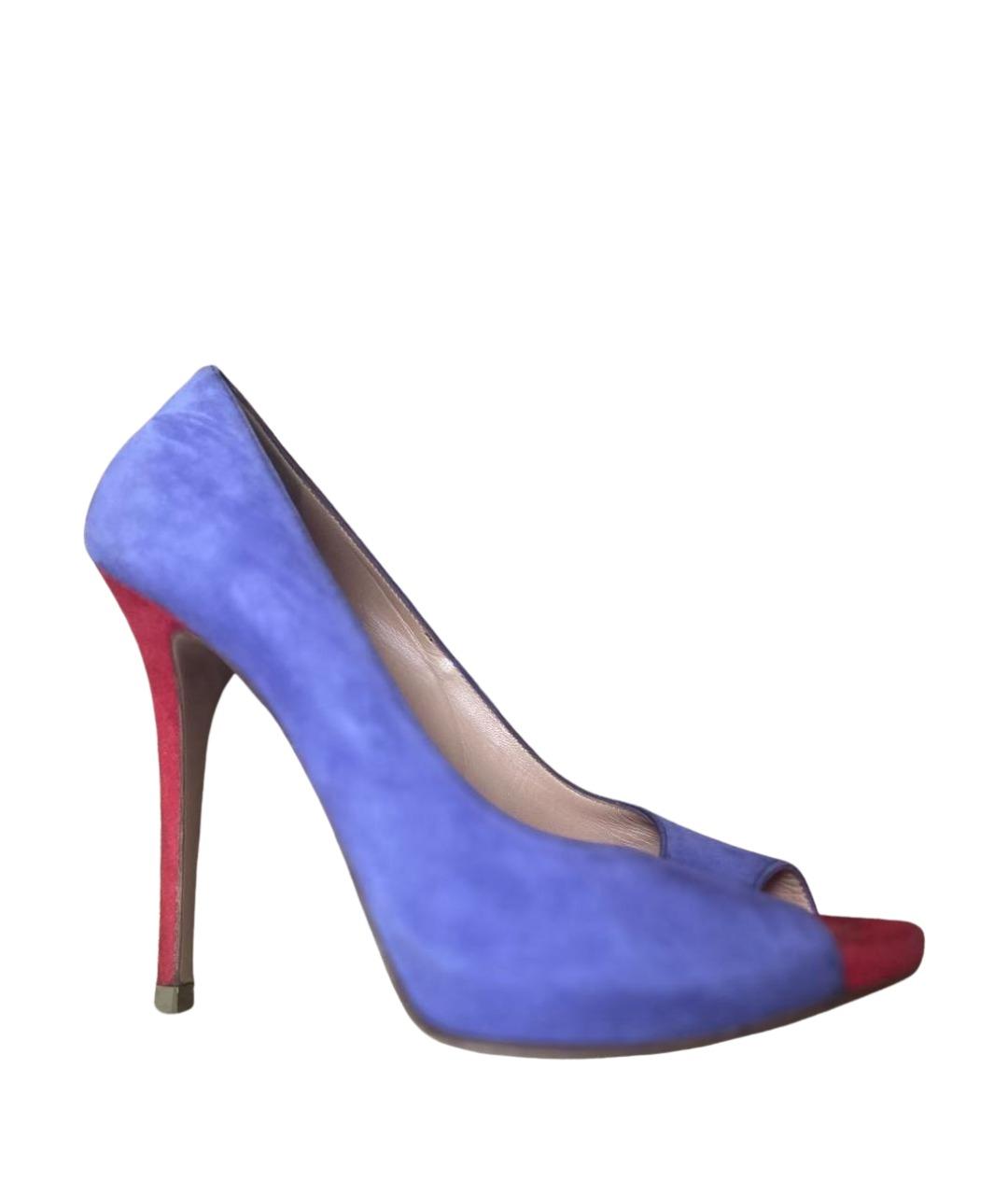 GIAN MARCO LORENZI Мульти замшевые туфли, фото 1