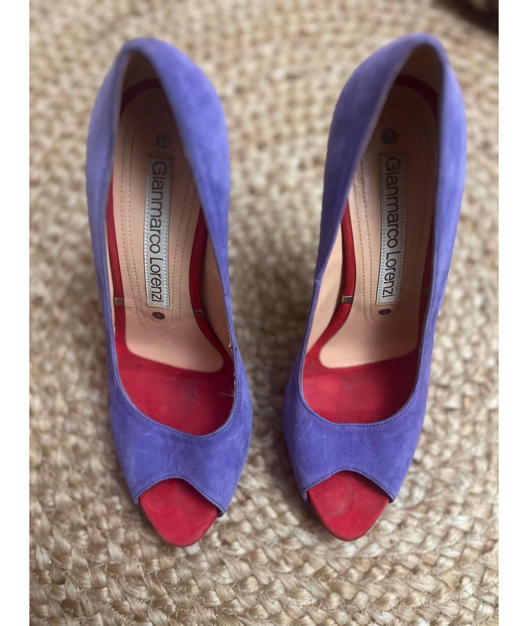 GIAN MARCO LORENZI Мульти замшевые туфли, фото 2