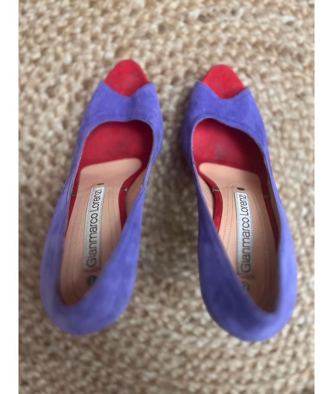 GIAN MARCO LORENZI Мульти замшевые туфли, фото 3