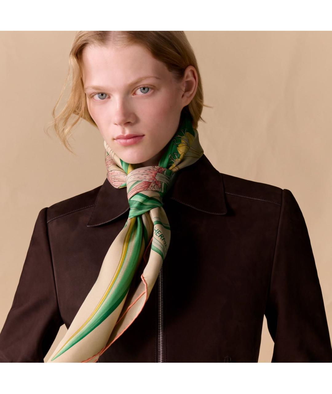 HERMES Шелковый платок, фото 2