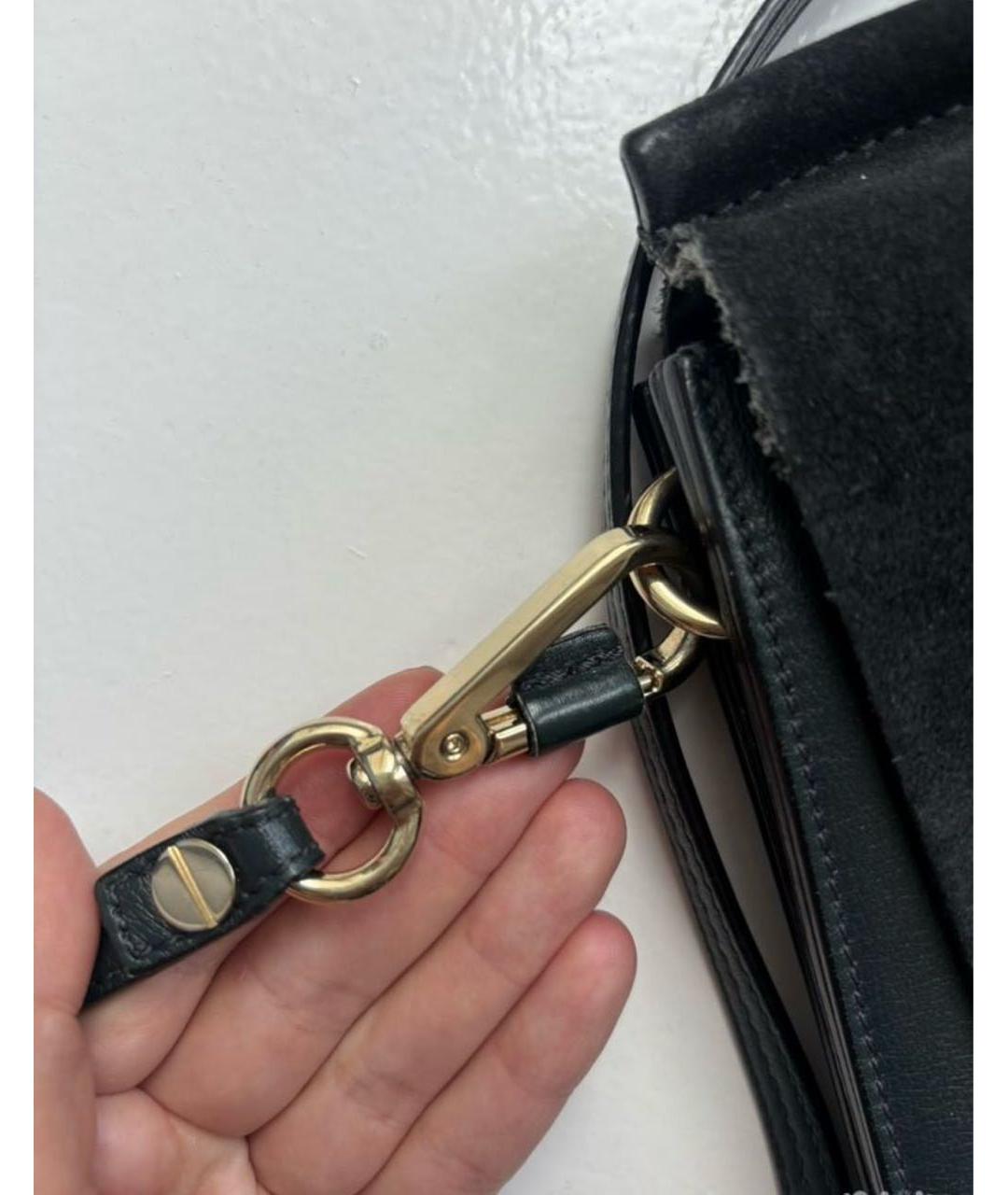 CHLOE Зеленая замшевая сумка через плечо, фото 6