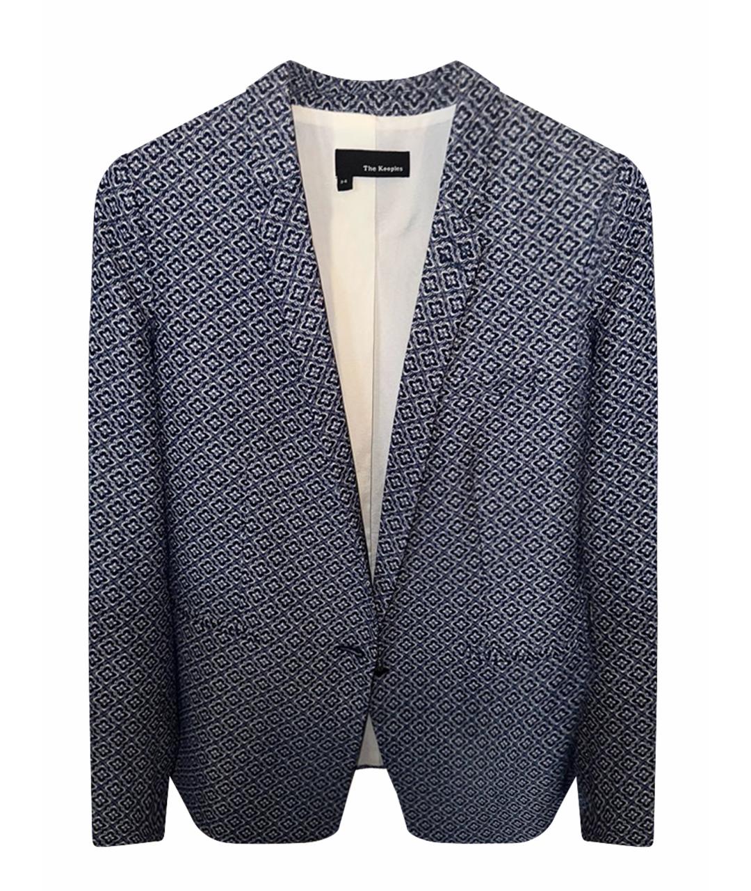 THE KOOPLES Синий полиэстеровый жакет/пиджак, фото 1