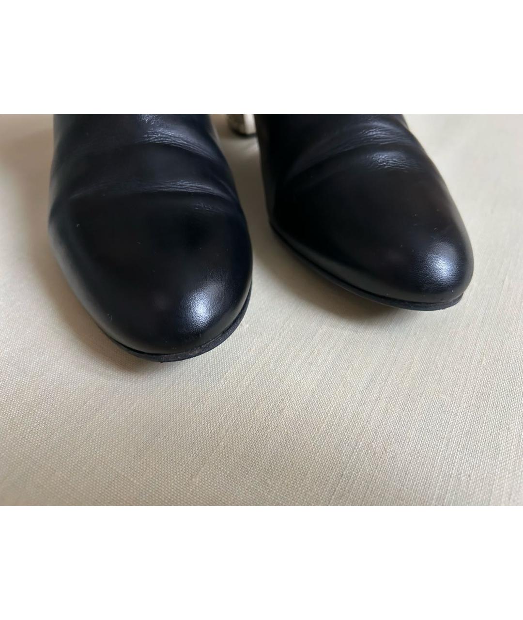 CASADEI Черные кожаные ботильоны, фото 3