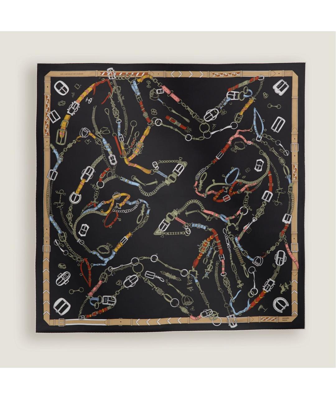 HERMES Шелковый платок, фото 4