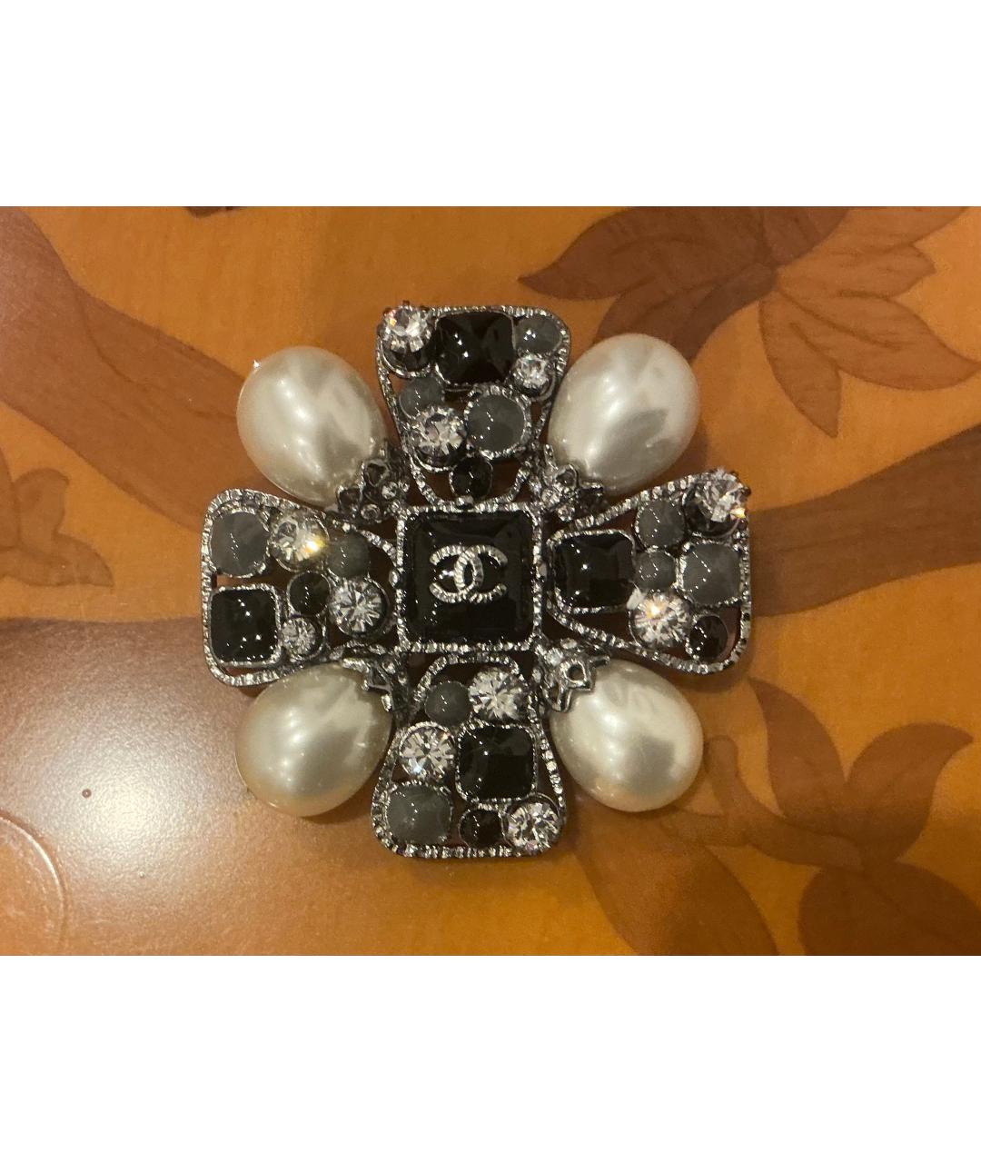 CHANEL Черная булавка / брошь, фото 4