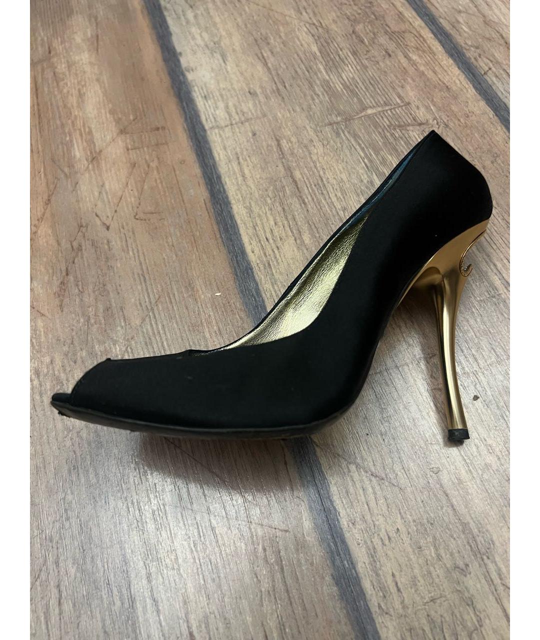 GIAN MARCO LORENZI Черные текстильные туфли, фото 7