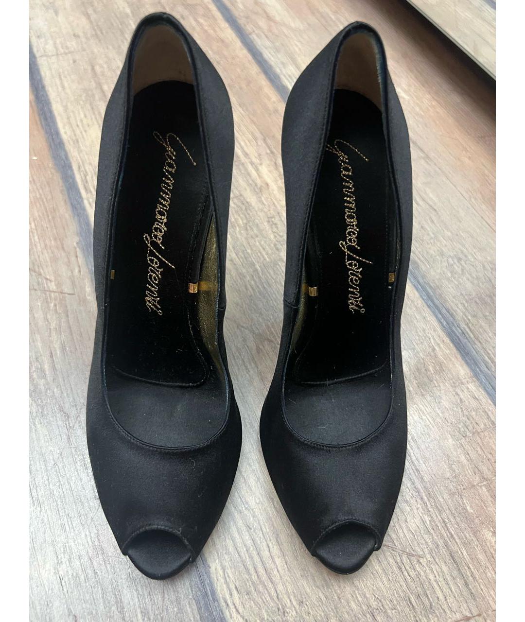 GIAN MARCO LORENZI Черные текстильные туфли, фото 2