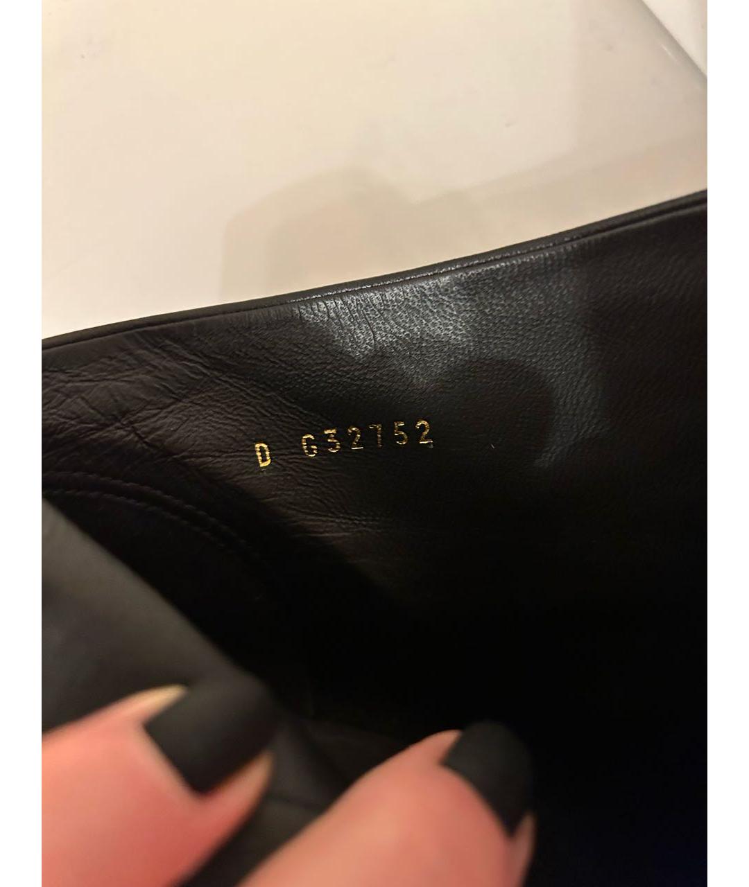 CHANEL Черные кожаные ботильоны, фото 6