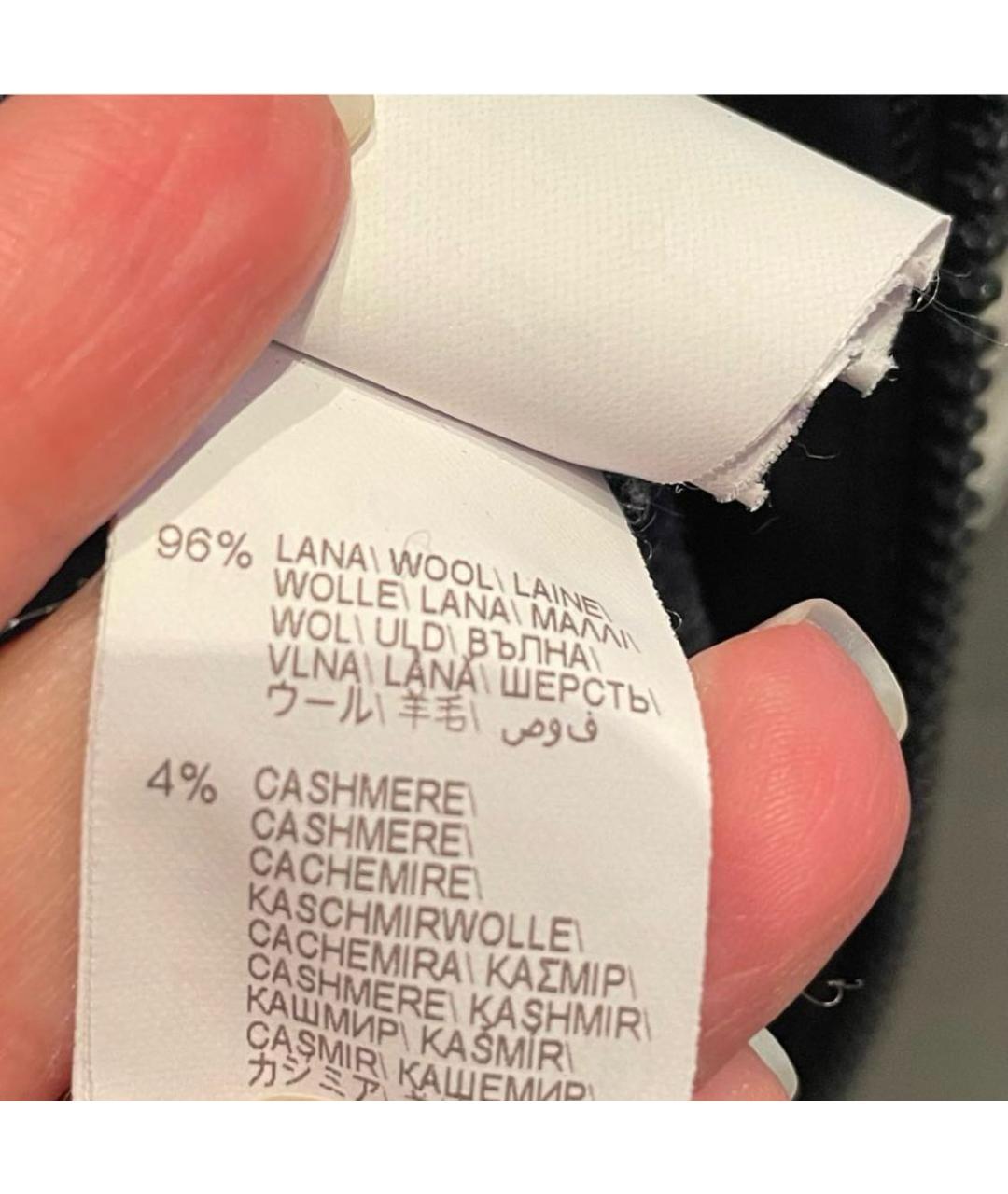 BRUNELLO CUCINELLI Антрацитовое шерстяное пальто, фото 7