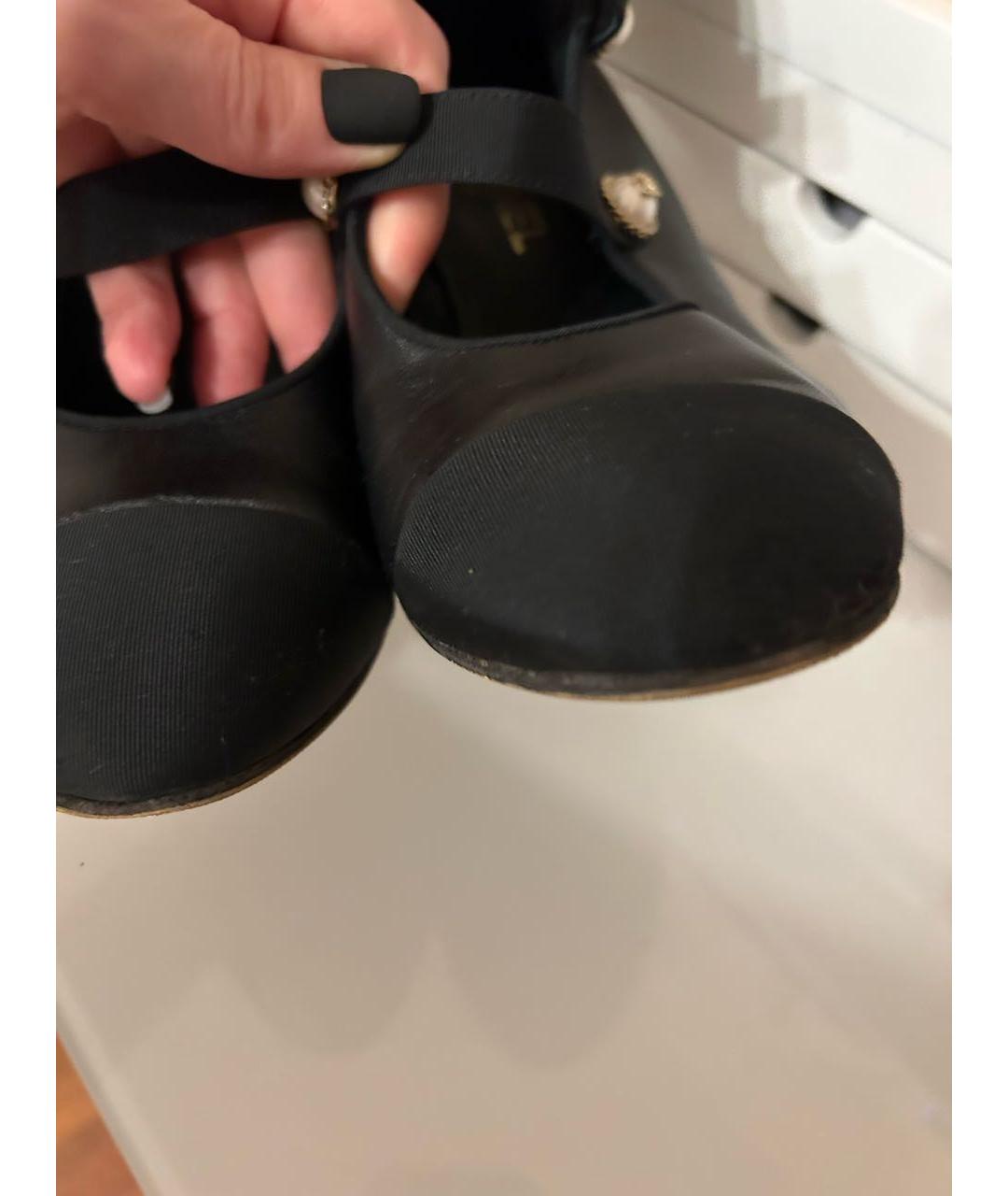 CHANEL Черные кожаные ботильоны, фото 8