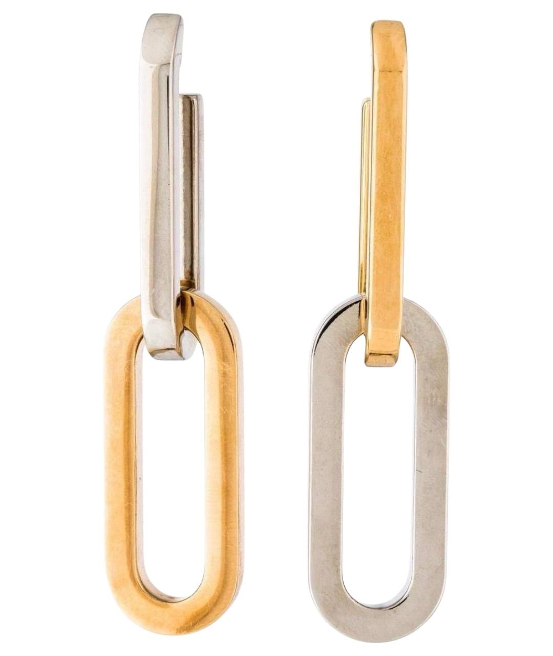 BURBERRY Серебряные металлические серьги, фото 1