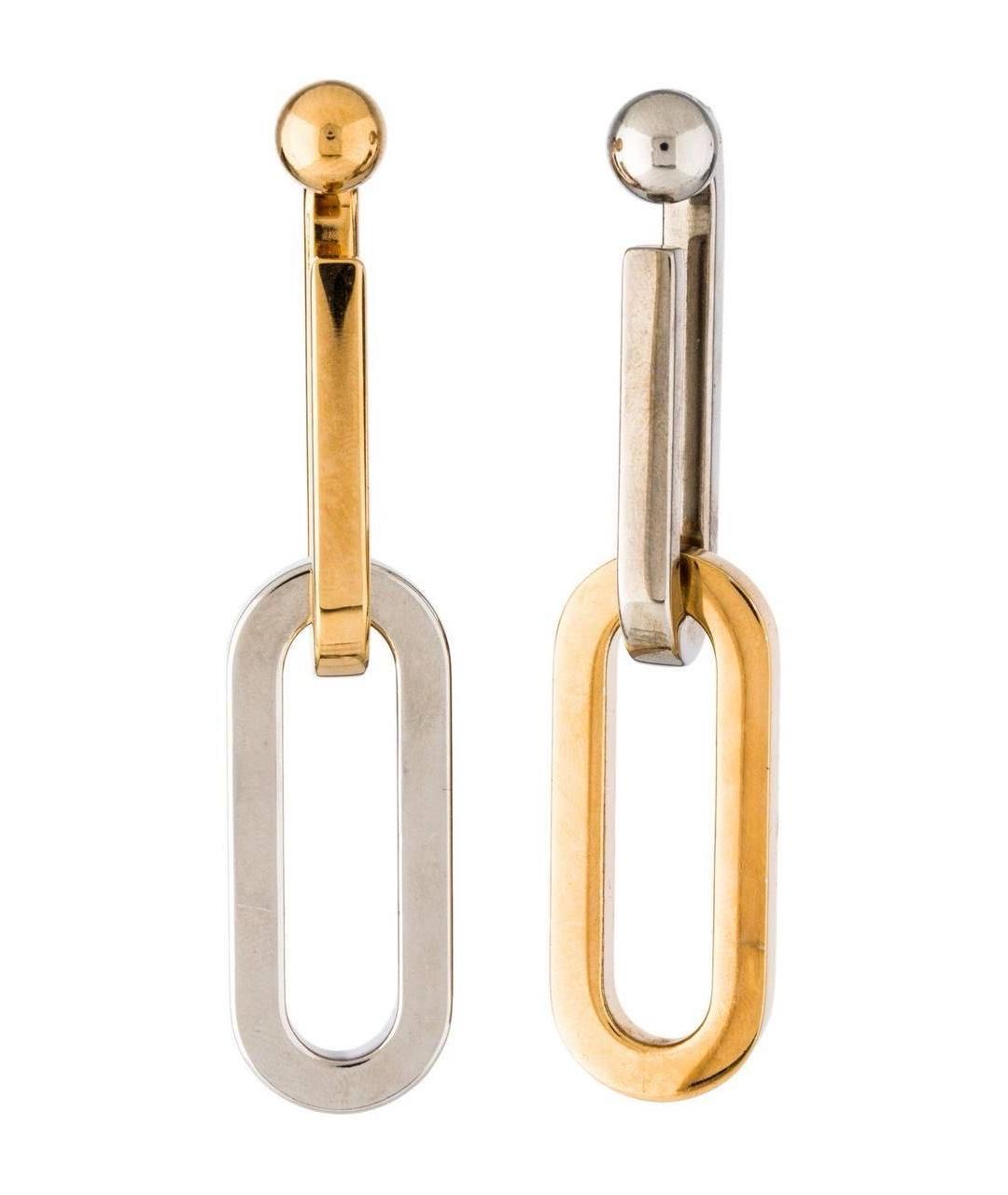 BURBERRY Серебряные металлические серьги, фото 2