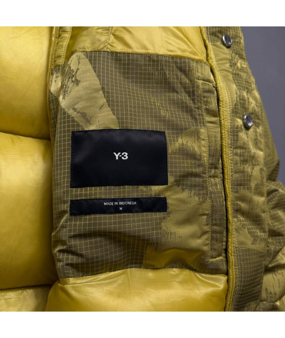 Y-3 Хаки полиэстеровый пуховик, фото 5