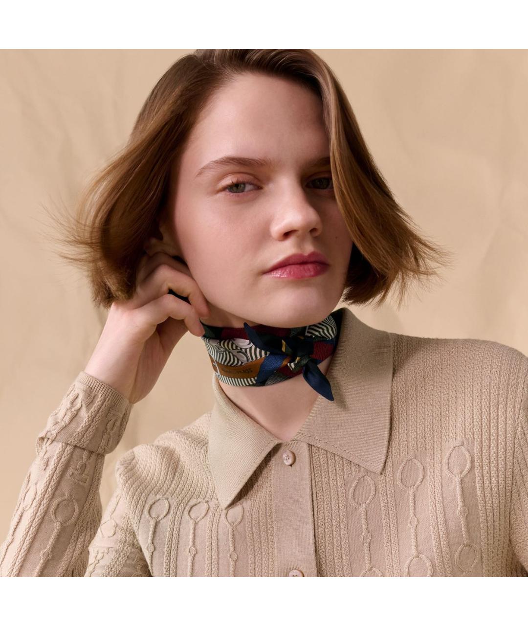 HERMES Шелковый платок, фото 2