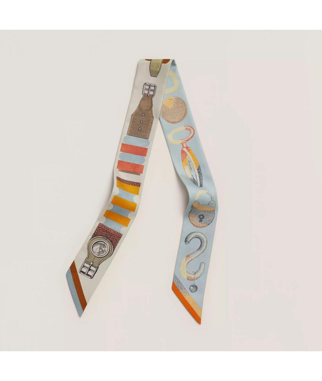 HERMES Шелковый платок, фото 4