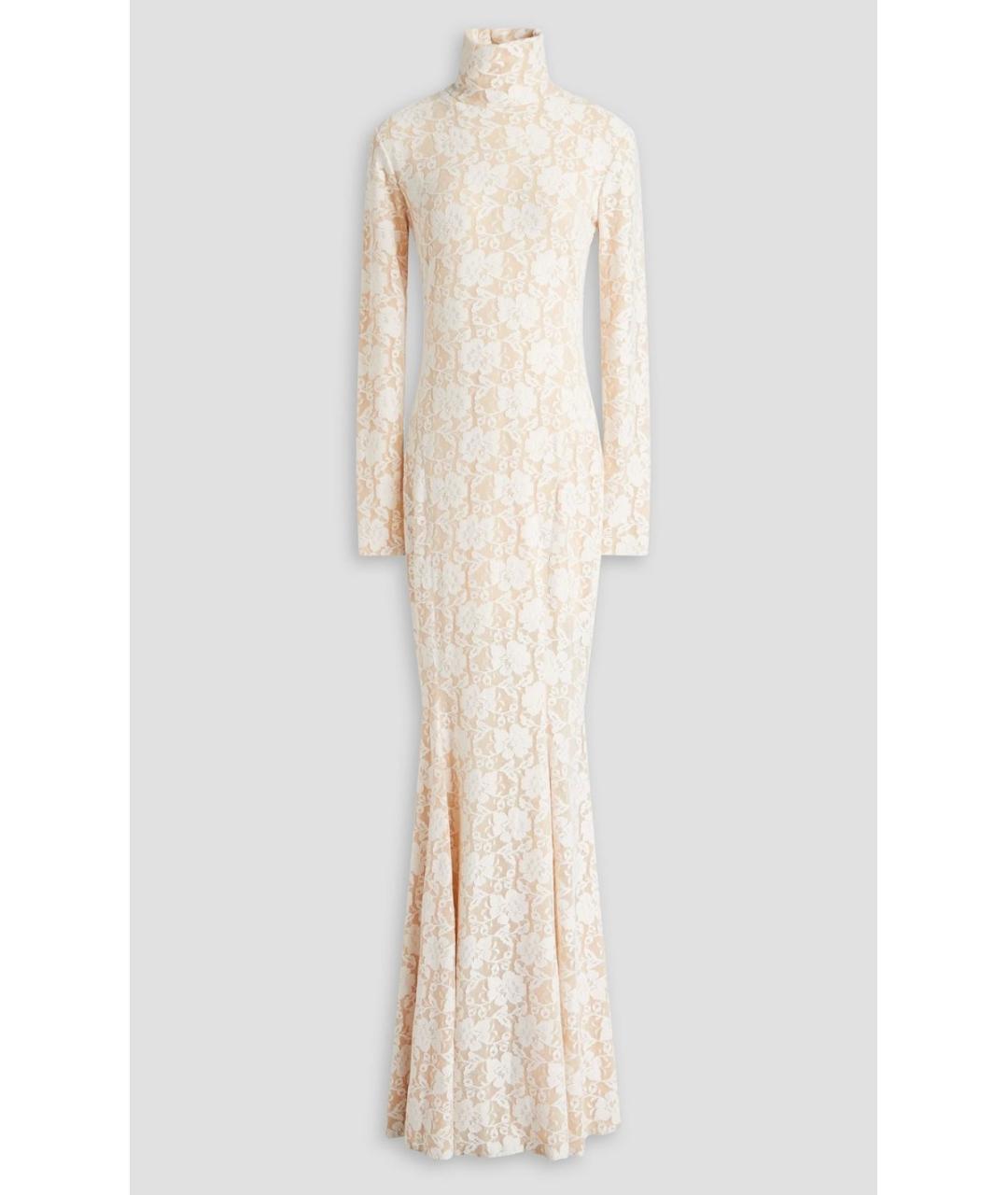 NORMA KAMALI Бежевое коктейльное платье, фото 4