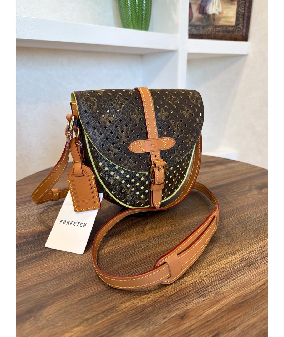 LOUIS VUITTON Коричневая сумка через плечо, фото 3