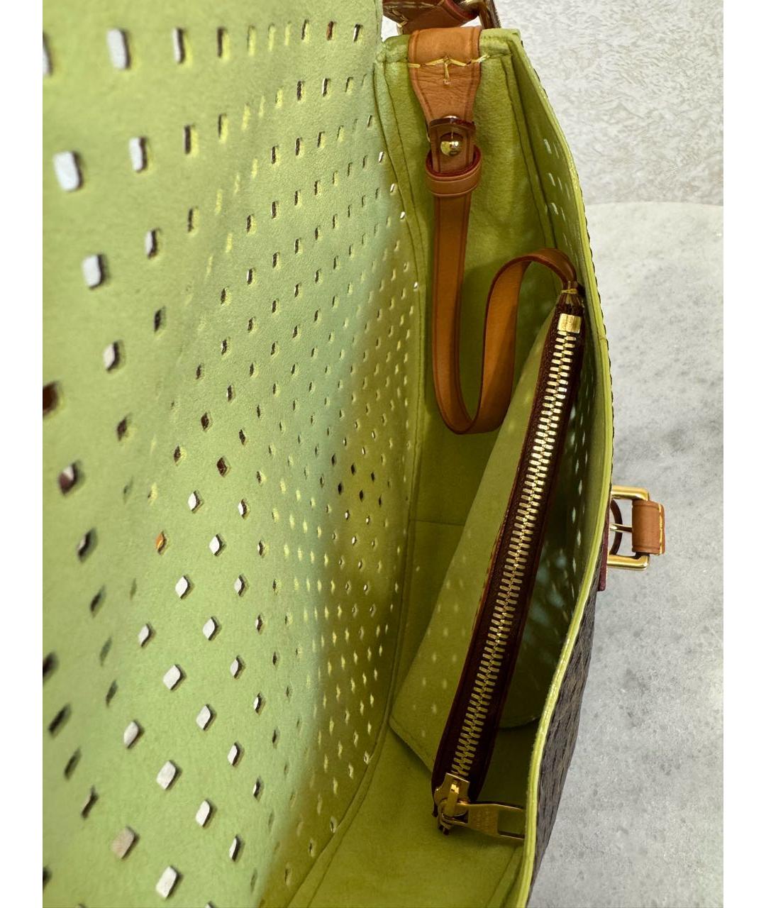 LOUIS VUITTON Коричневая сумка через плечо, фото 8