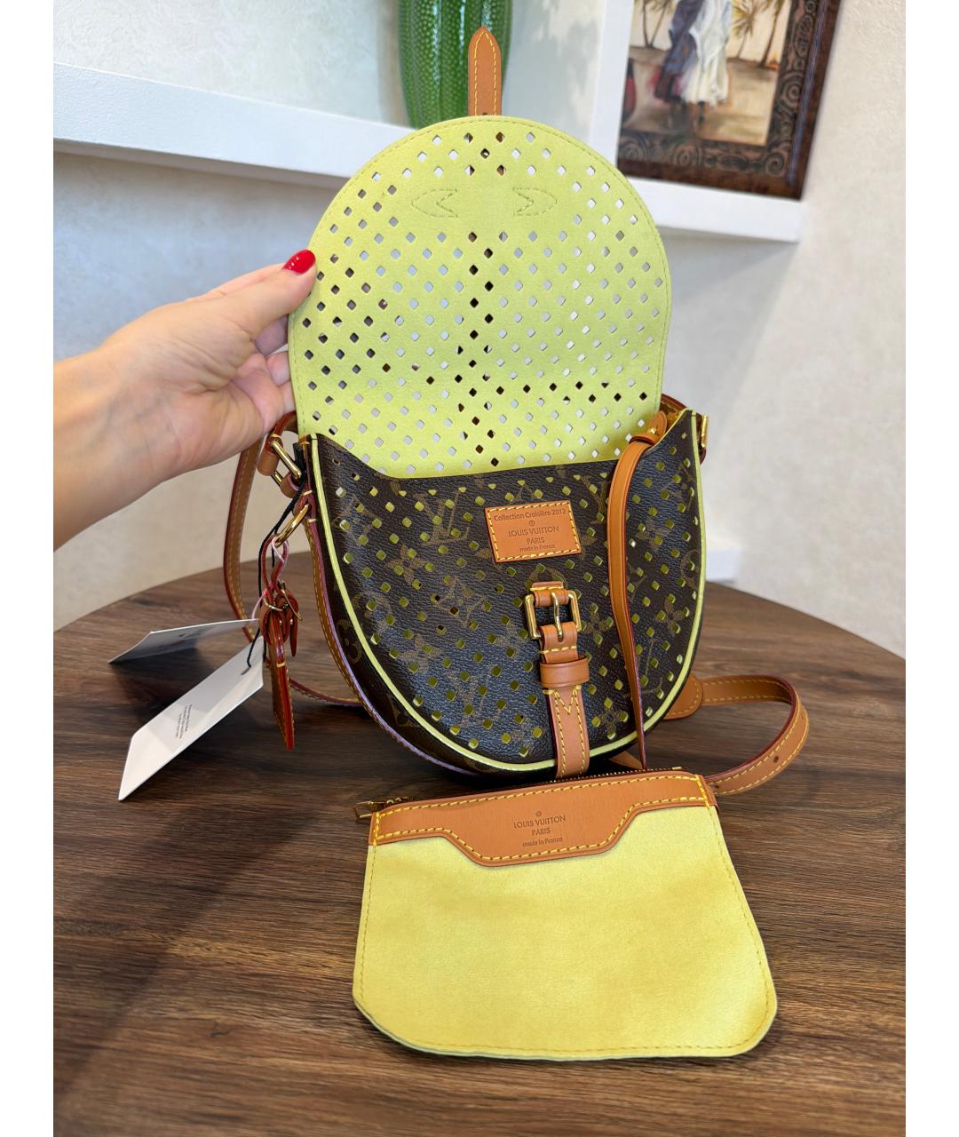LOUIS VUITTON Коричневая сумка через плечо, фото 8